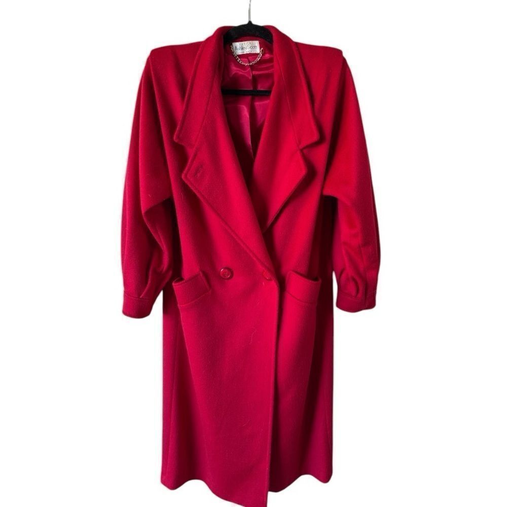 Karen Scott  petite red 100% wool dress jacket. Devine find size 4P.